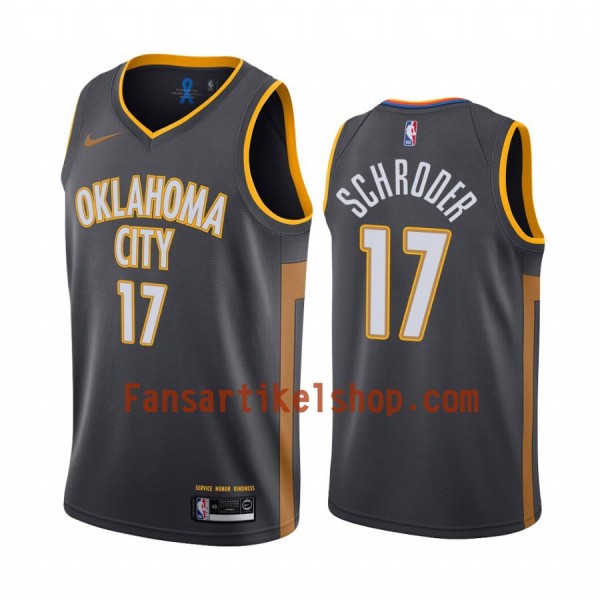 NBA Oklahoma City Thunder Trikot Dennis Schroder 17 Nike 2019-2020 City Edition Swingman - Herren NBA Oklahoma City Thunder Trikot Dennis Schroder 17 Nike 2019-2020 City Edition Swingman - Herren